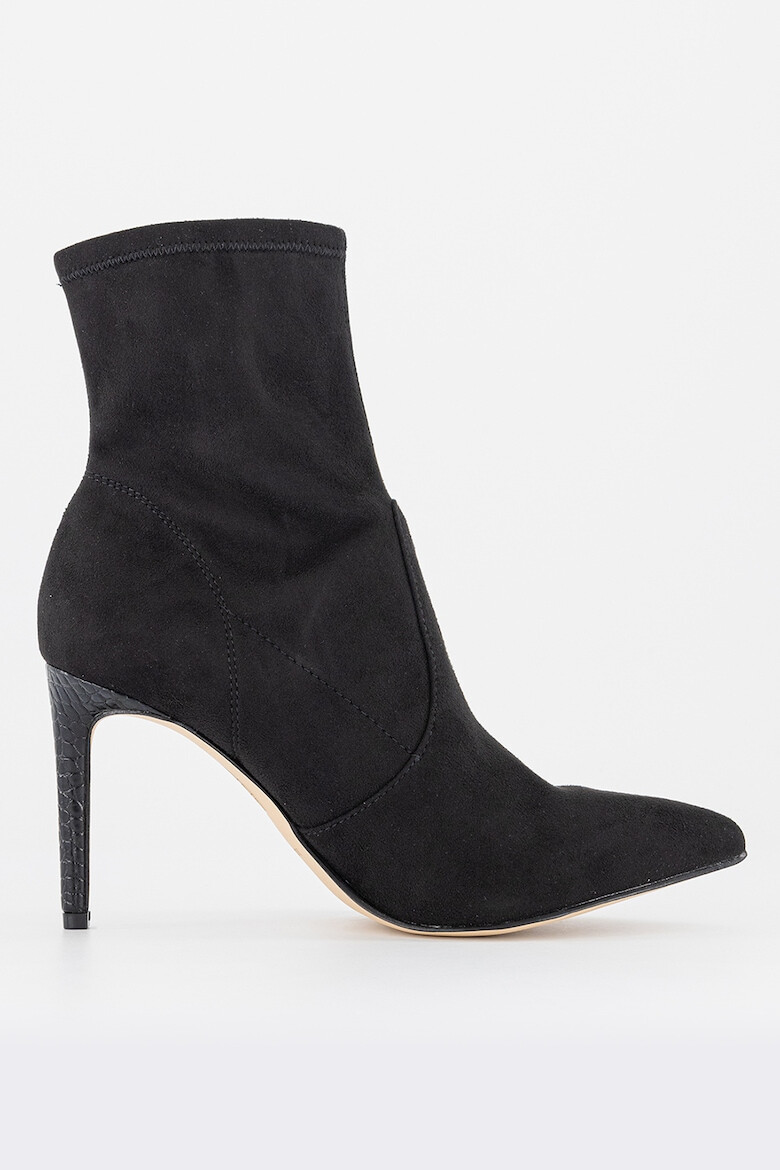 NINE WEST Botine din piele intoarsa sintetica cu varf ascutit Reves - Pled.ro