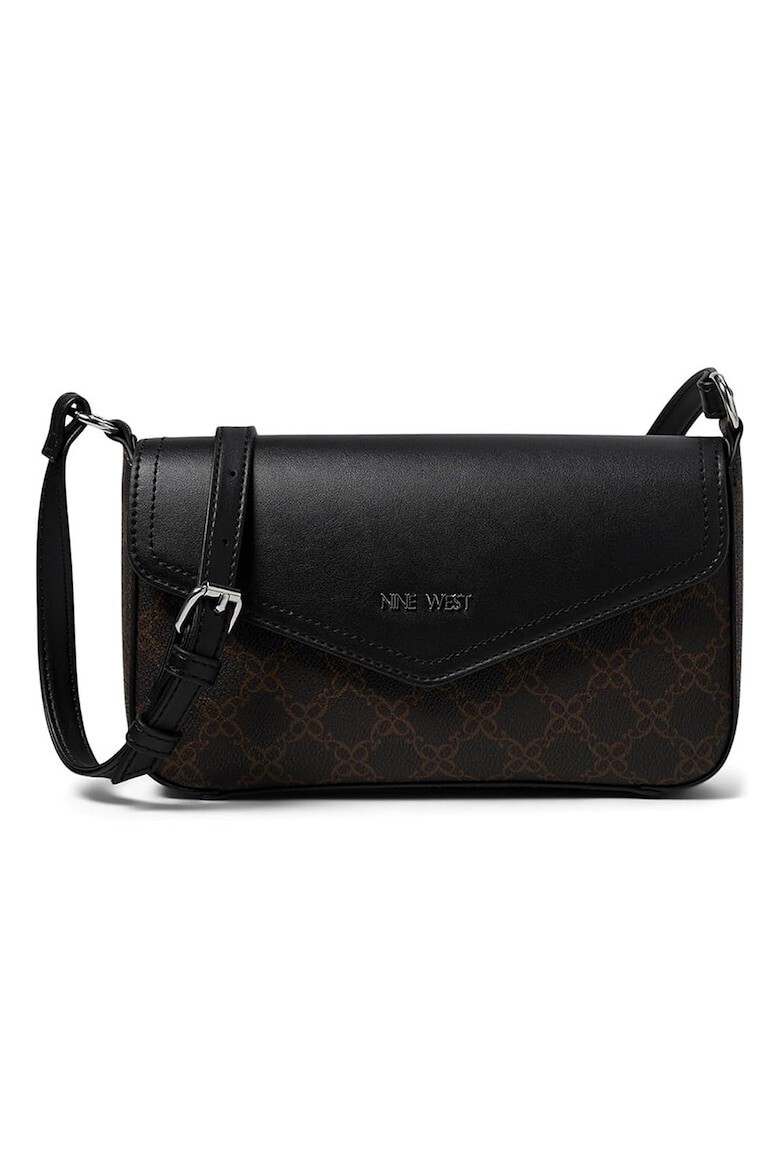 NINE WEST Geanta crossbody de piele ecologica cu clapa Bowie - Pled.ro