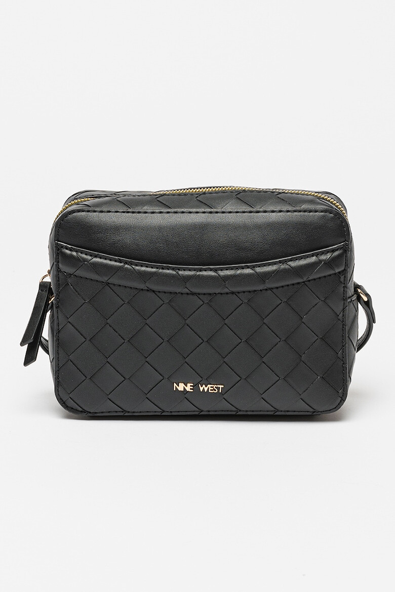 NINE WEST Geanta crossbody mica cu aspect tesut Kamari - Pled.ro