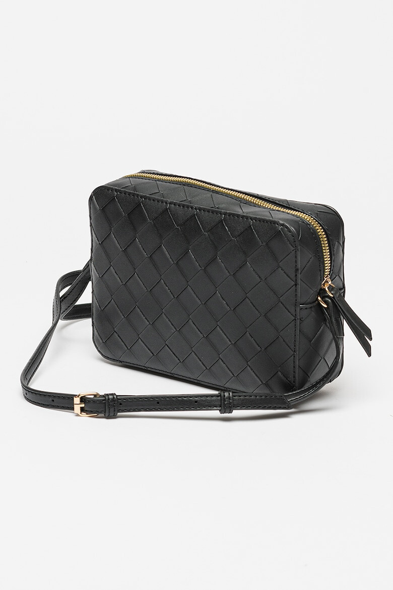 NINE WEST Geanta crossbody mica cu aspect tesut Kamari - Pled.ro