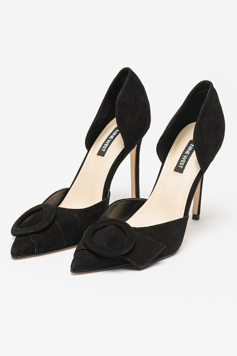 NINE WEST Pantofi din piele intoarsa cu varf ascutit Flolly - Pled.ro