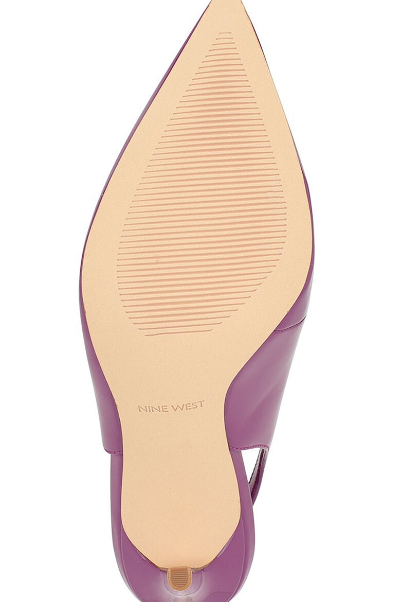 NINE WEST Pantofi slingback cu aspect lacuit Feather - Pled.ro