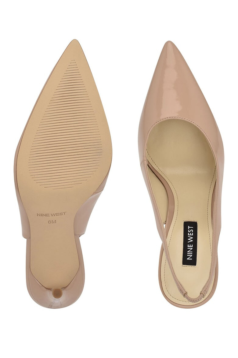 NINE WEST Pantofi slingback cu aspect lacuit Feather - Pled.ro