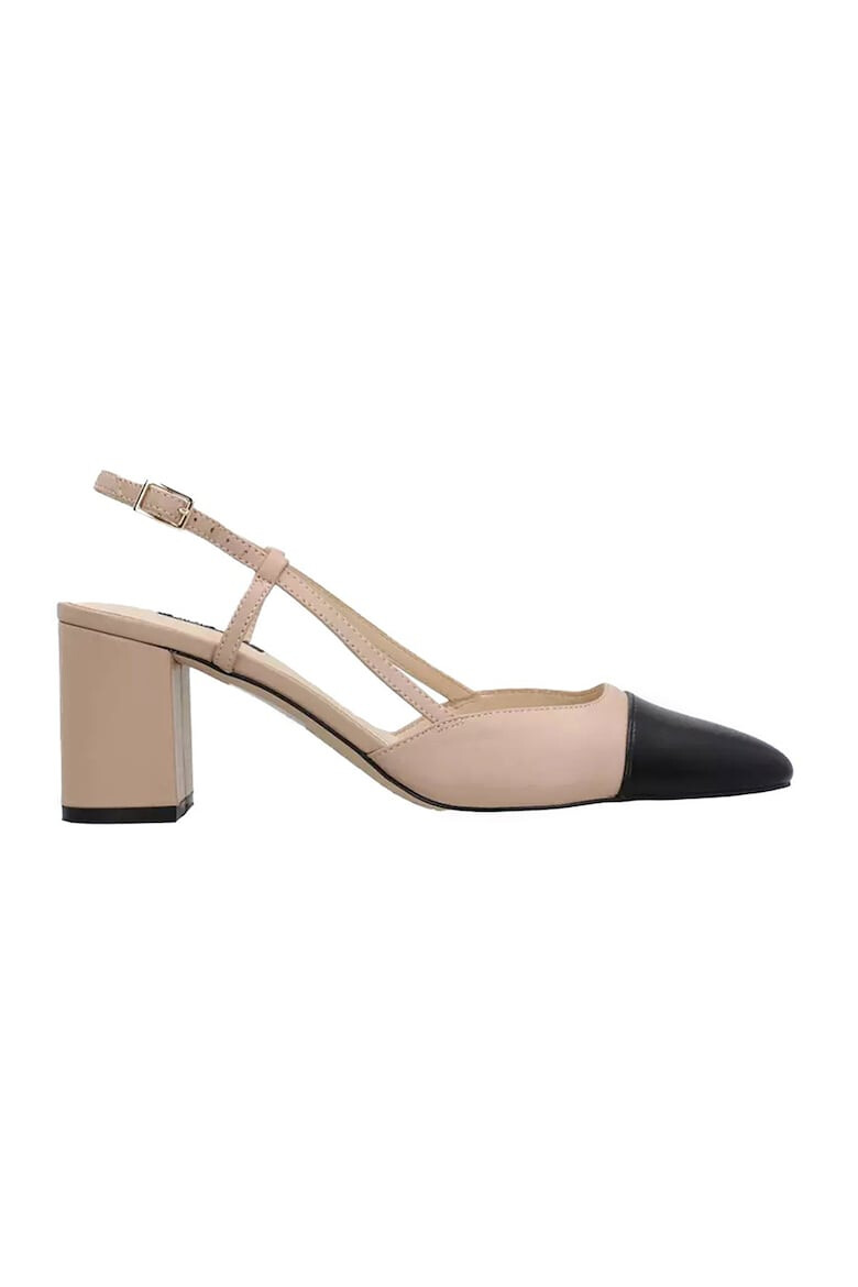 NINE WEST Pantofi slingback cu toc masiv Unda - Pled.ro