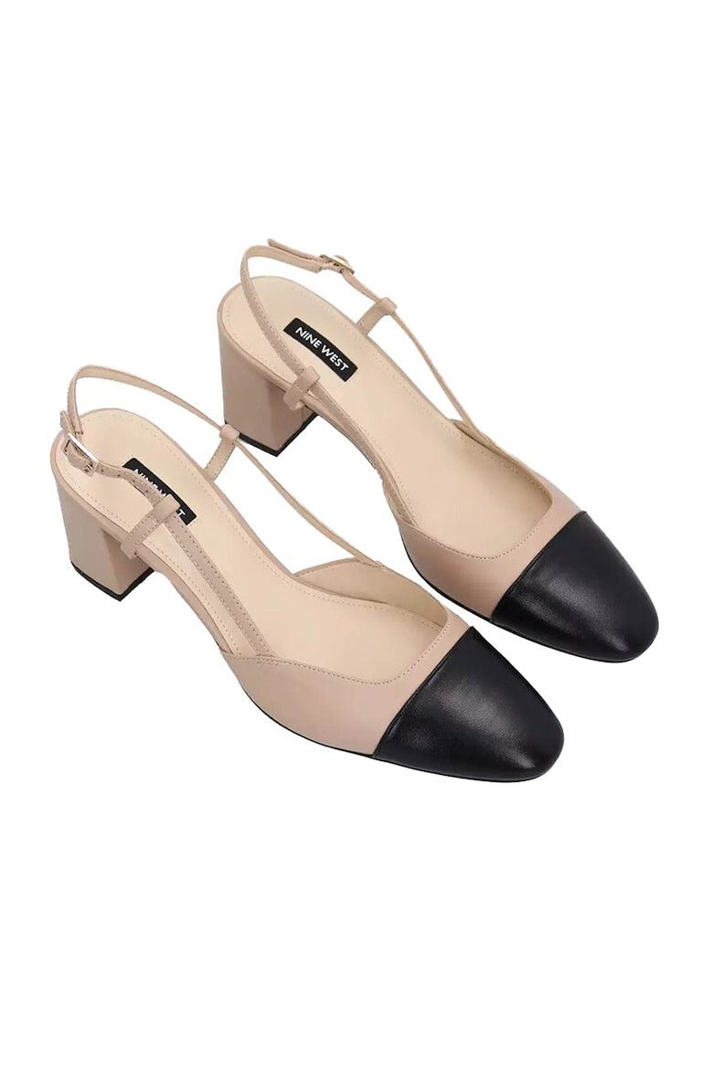 NINE WEST Pantofi slingback cu toc masiv Unda - Pled.ro