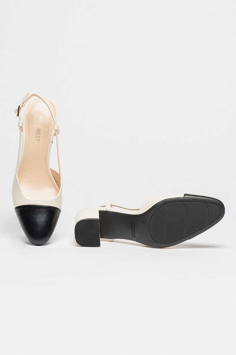 NINE WEST Pantofi slingback de piele ecologica - Pled.ro