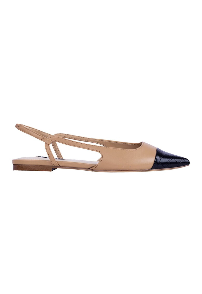 NINE WEST Pantofi slingback din piele cu varf ascutit Babee - Pled.ro