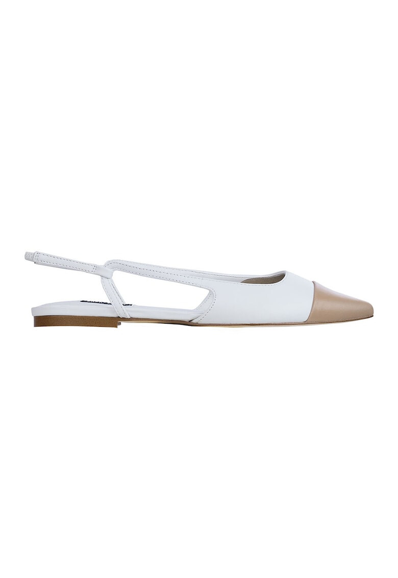 NINE WEST Pantofi slingback din piele cu varf ascutit Babee - Pled.ro