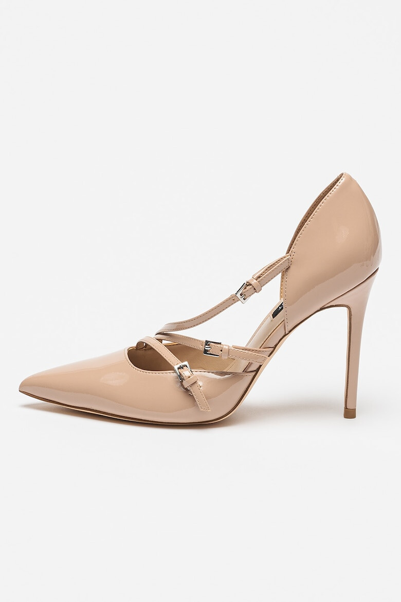 NINE WEST Pantofi stiletto cu aspect lacuit si varf ascutit Filma - Pled.ro