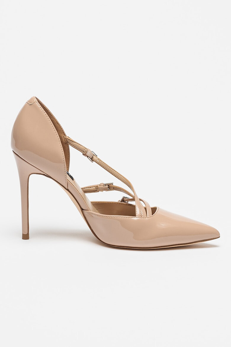 NINE WEST Pantofi stiletto cu aspect lacuit si varf ascutit Filma - Pled.ro