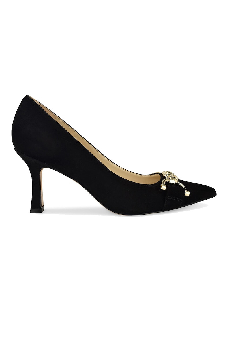 NINE WEST Pantofi stiletto de piele intoarsa cu detaliu de lant Jella - Pled.ro