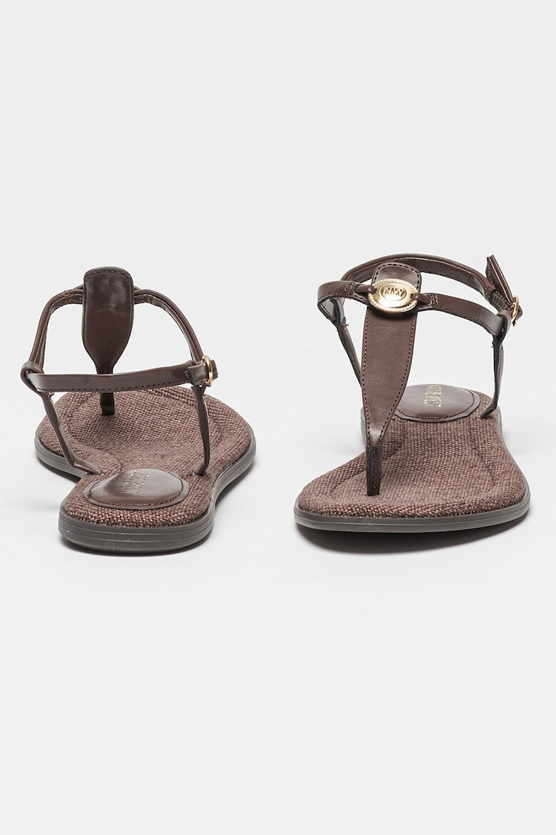 NINE WEST Sandale de piele ecologica cu bareta separatoare Dayna - Pled.ro