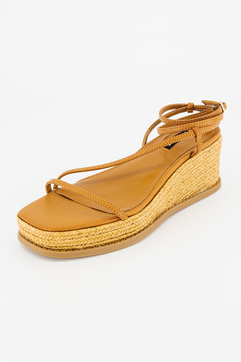 NINE WEST Sandale-espadrile cu talpa wedge Alexx - Pled.ro