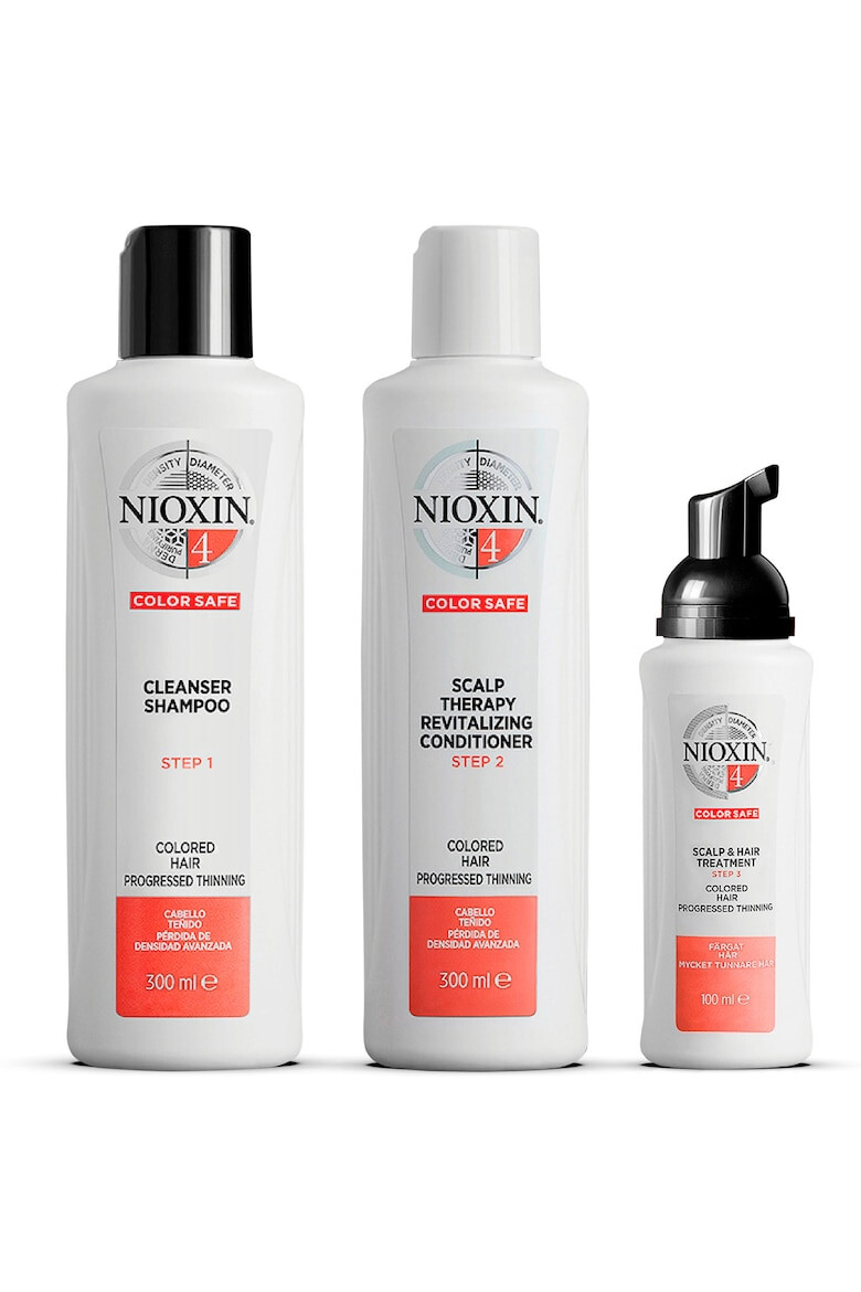 Nioxin Kit impotriva caderii parului System 4: Sampon + Balsam + Tratament - Pled.ro