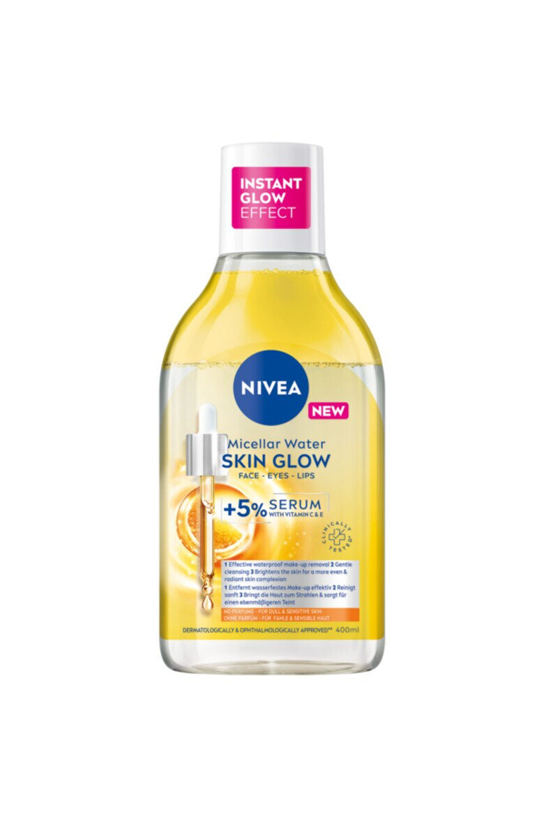 Nivea Apa micelara Skin Glow infuzata cu serum cu efect de iluminare 400 ml - Pled.ro