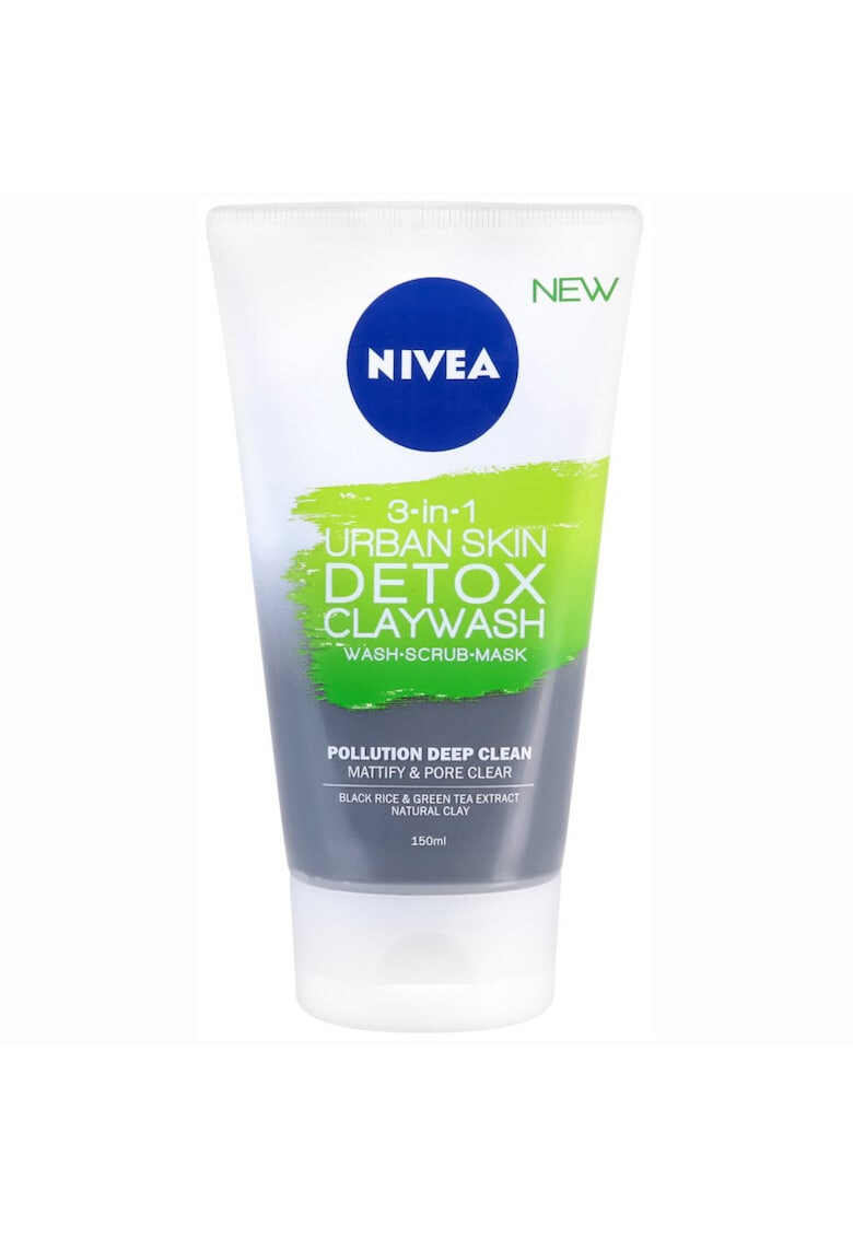 Nivea Crema de curatare Urban Skin Detox 3-in-1 Clay Wash 150 ml - Pled.ro