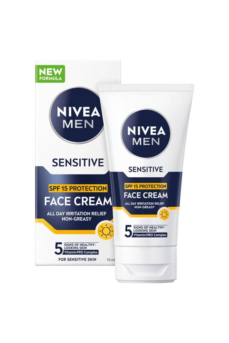 Nivea Crema de fata Sensitive SPF15 75ml - Pled.ro