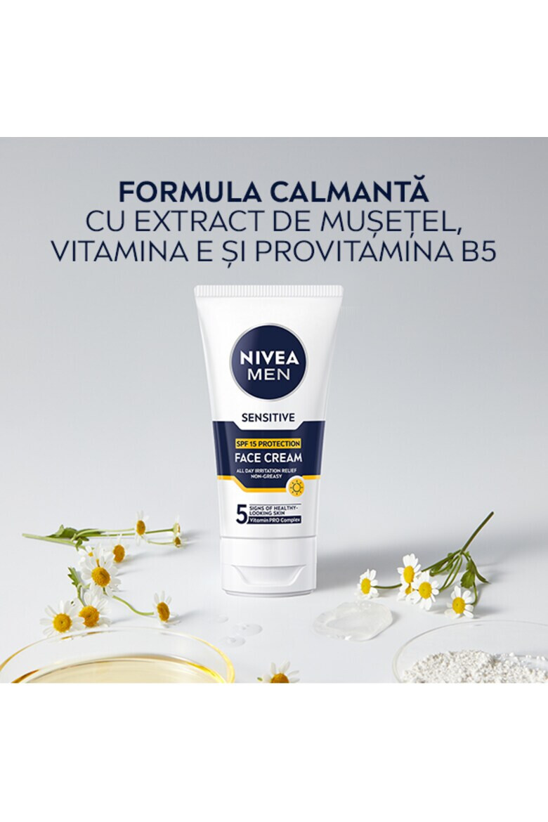 Nivea Crema de fata Sensitive SPF15 75ml - Pled.ro