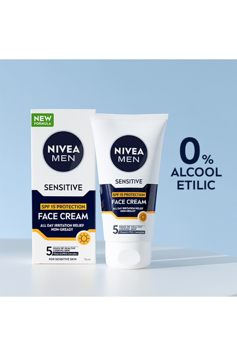 Nivea Crema de fata Sensitive SPF15 75ml - Pled.ro