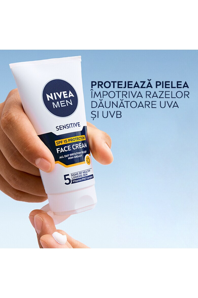 Nivea Crema de fata Sensitive SPF15 75ml - Pled.ro