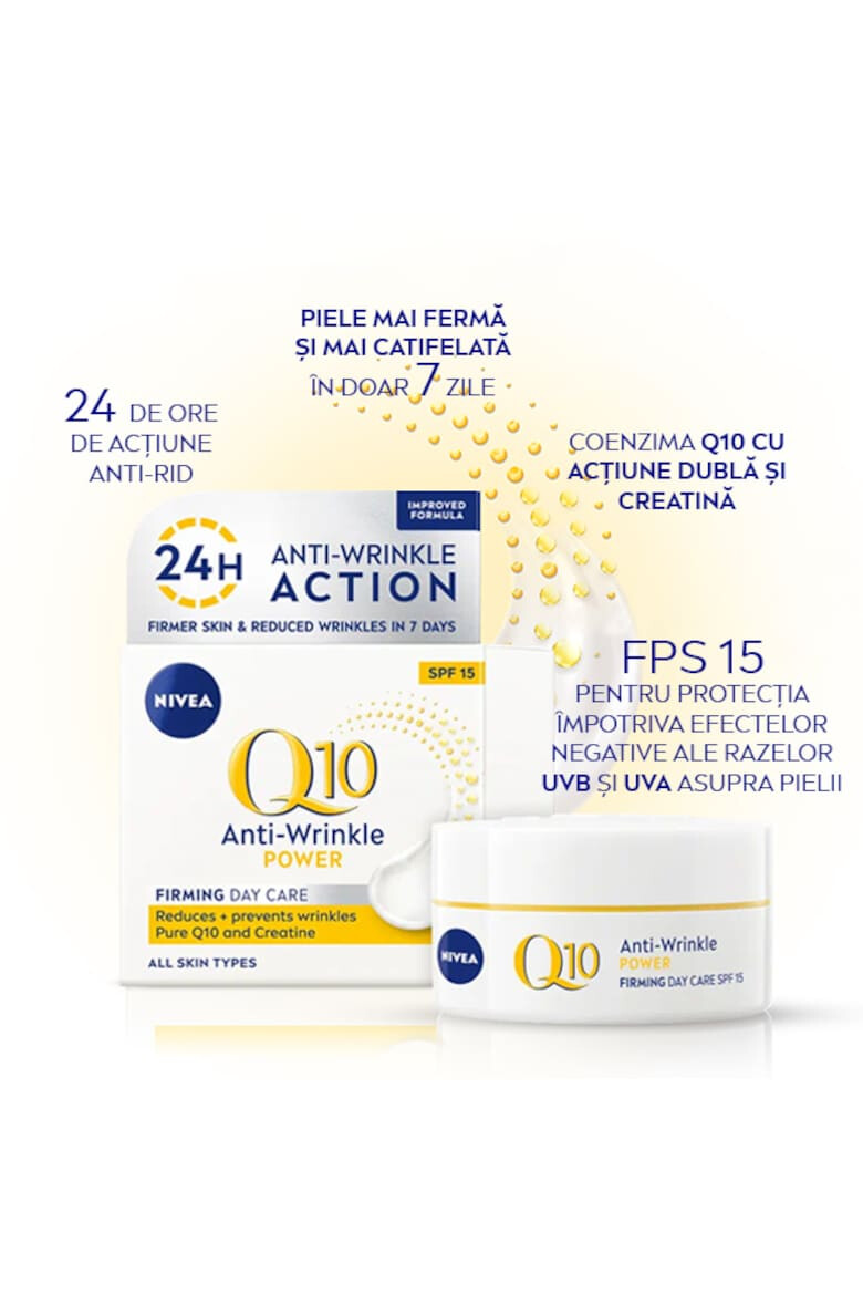 Nivea Crema de zi anti-rid Q10 Power pentru fermitate cu SPF 15 50 ml - Pled.ro