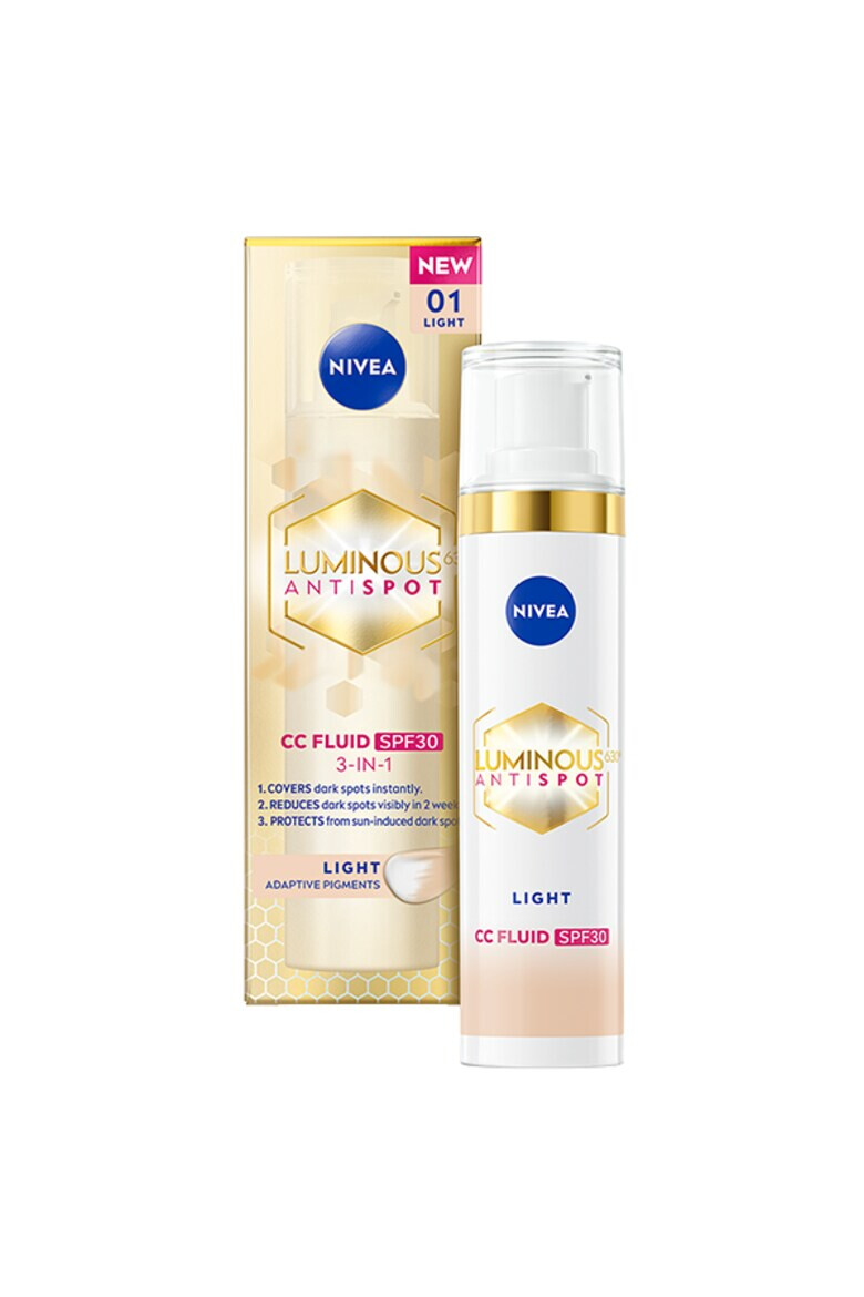 Nivea Crema-fluid de zi Luminous CC 3-in-1 FPS30 30ml - Pled.ro