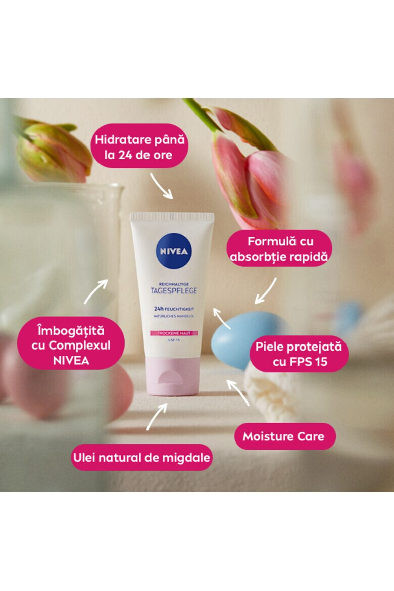 Nivea Crema nutritiva pentru tenul uscat cu SPF 15 50 ml - Pled.ro