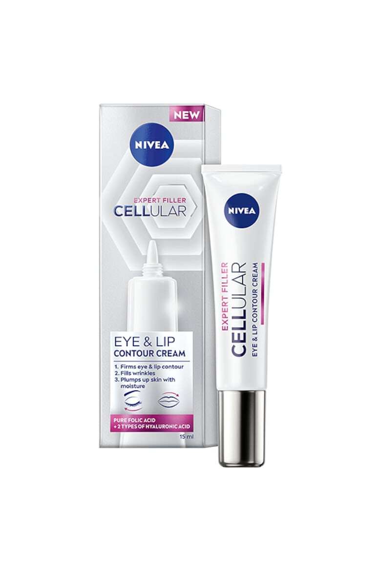 Nivea Crema pentru ochi si conturul buzelor CELLULAR Expert Filler 15 ml - Pled.ro