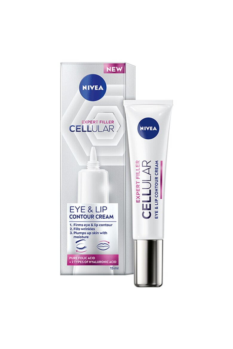 Nivea Crema pentru ochi si conturul buzelor CELLULAR Expert Filler 15 ml - Pled.ro