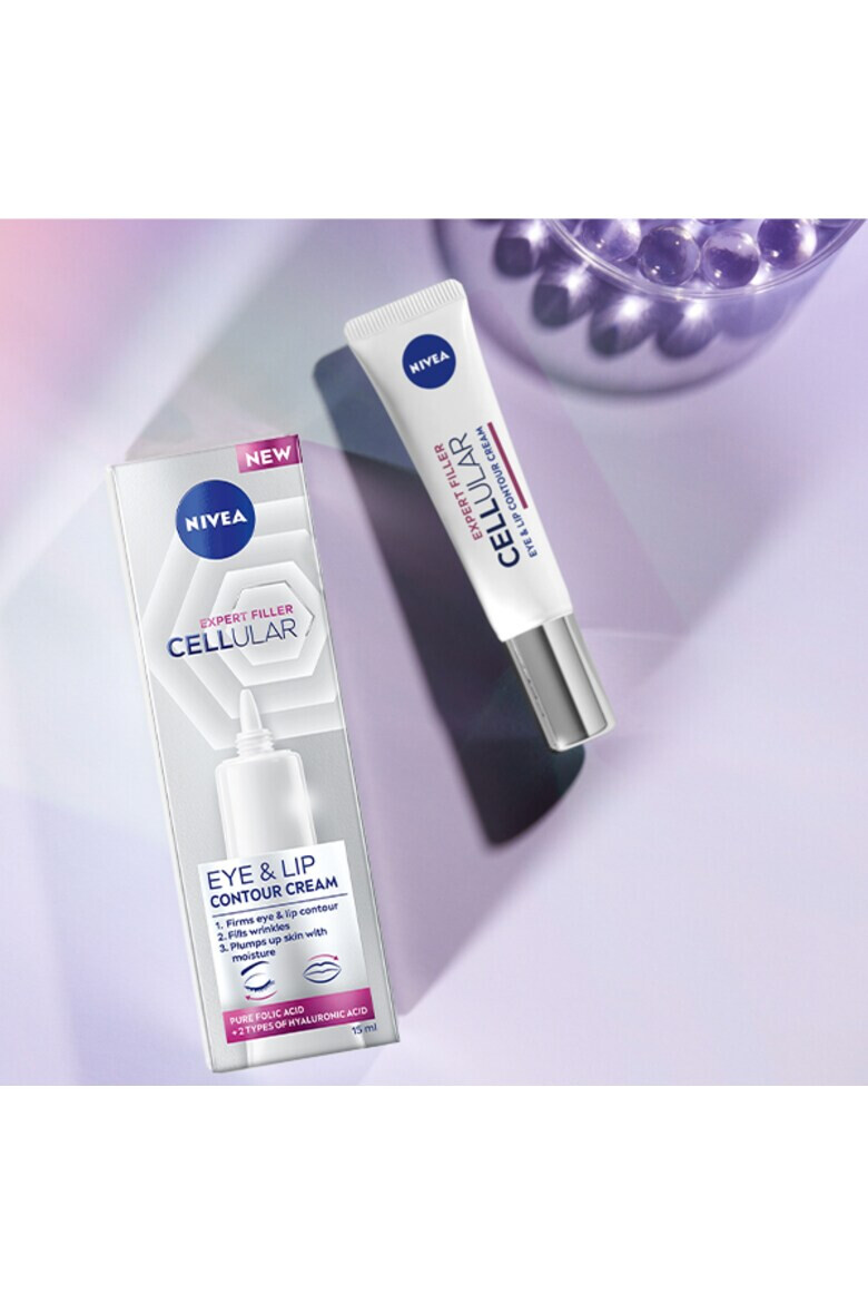 Nivea Crema pentru ochi si conturul buzelor CELLULAR Expert Filler 15 ml - Pled.ro