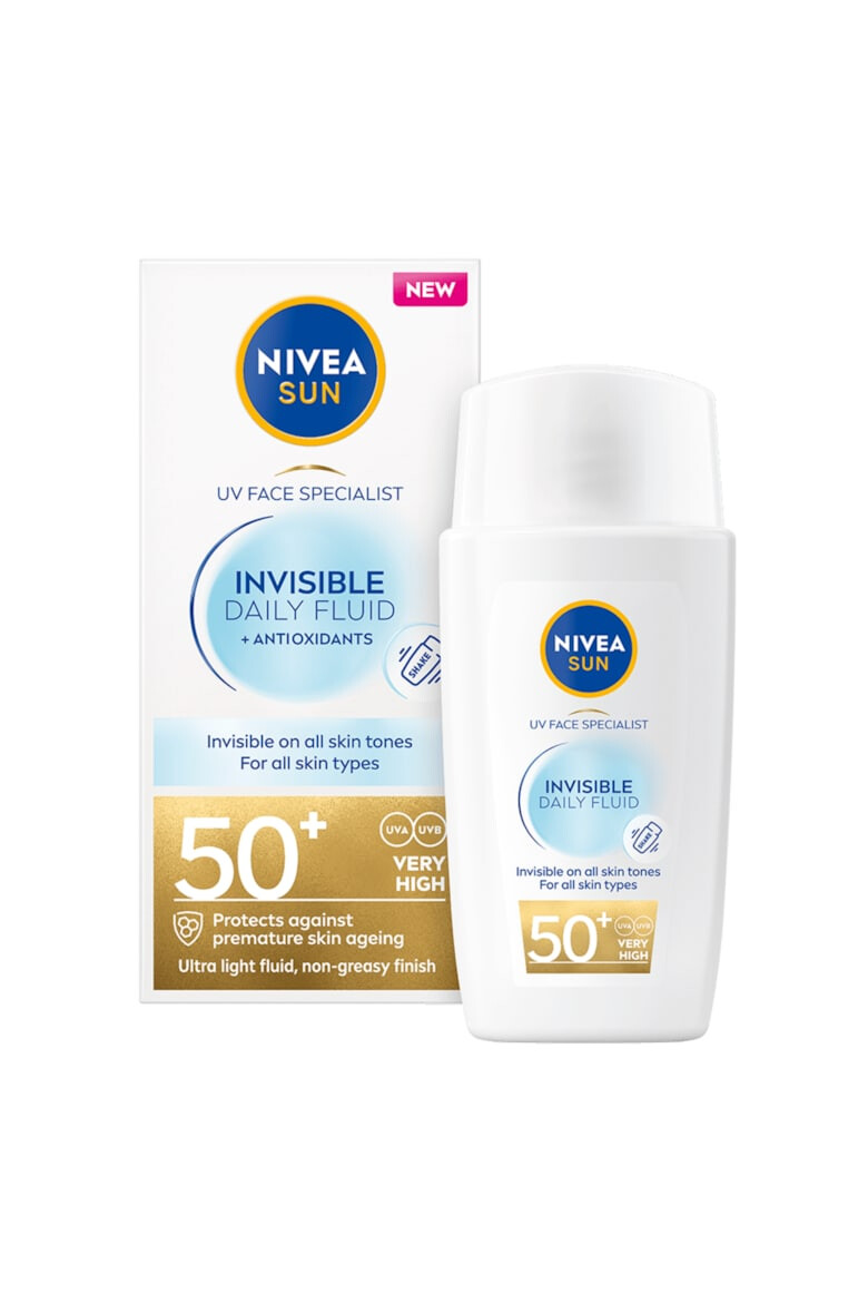 Nivea Fluid pentru ten sun invisible daily fluid cu antioxidanti si FPS50+ 40 ml - Pled.ro