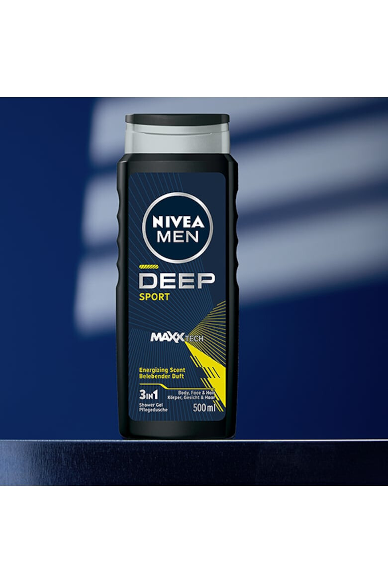 Nivea Gel de dus Men Deep Sport cu formula Maxxtech 500 ml - Pled.ro