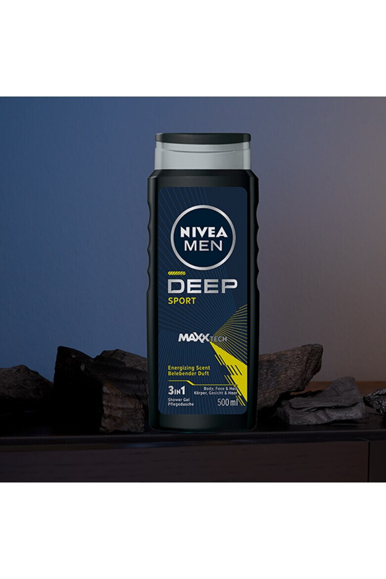 Nivea Men Gel de dus Deep Sport cu formula Maxxtech 500 ml - Pled.ro