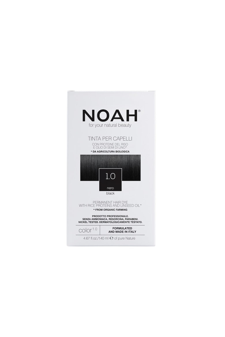 NOAH Set 2+1 Color & Protect: 2x vopsea Negru 1.0 140 ml + Sampon 250 ml - Pled.ro