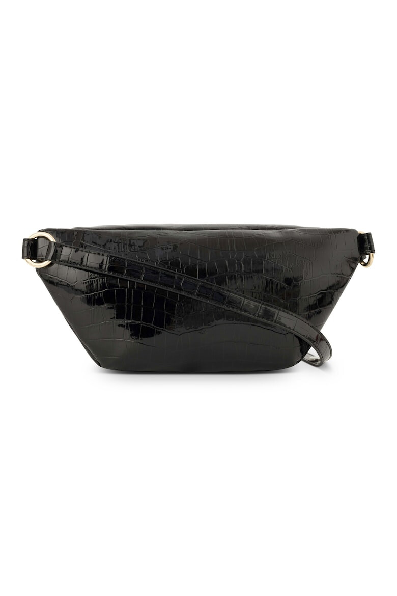 Nobo Geanta De Mana Pentru Femei Nbag-R3091-C020 Lucios Croco Negru - Pled.ro