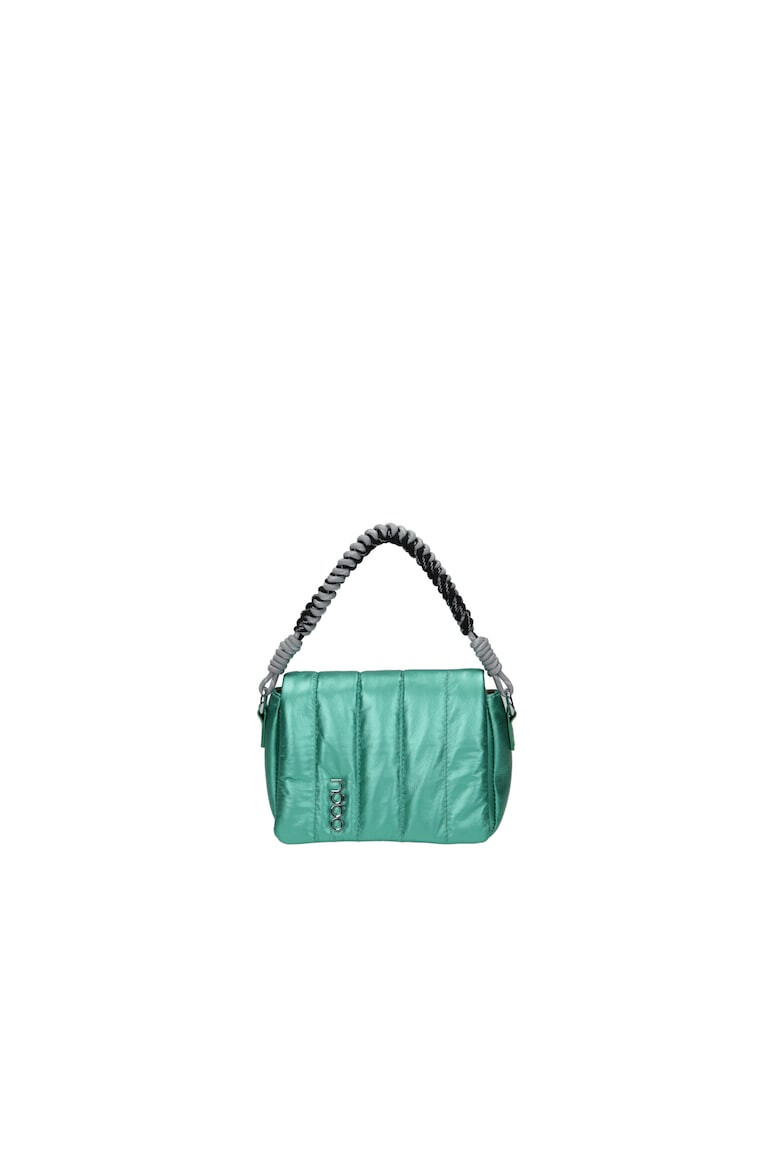 Nobo Geanta messenger Piele ecologica 14 x 20 x 10 cm Verde - Pled.ro