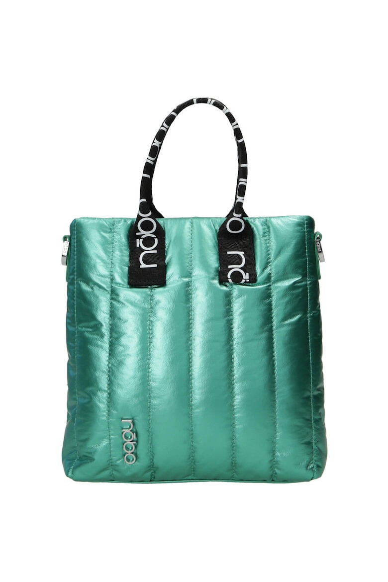 Nobo Geanta messenger Piele ecologica 24 x 24 x 8 cm Verde - Pled.ro