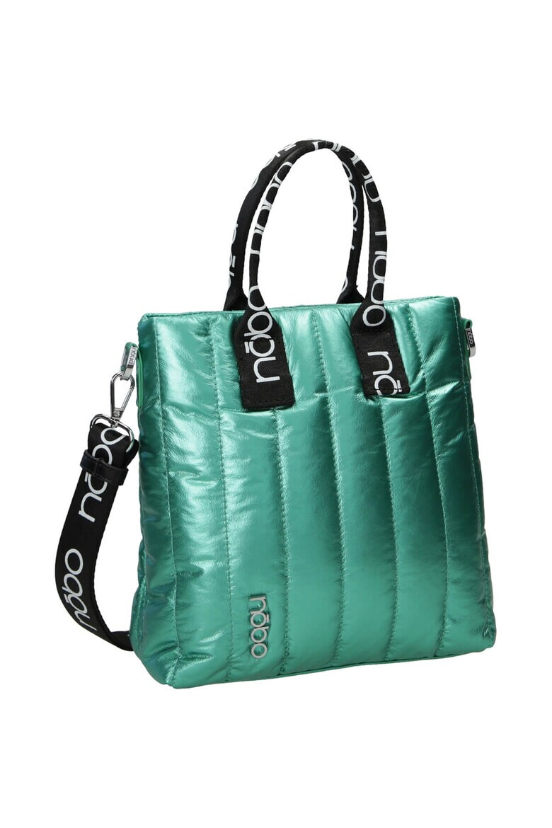 Nobo Geanta messenger Piele ecologica 24 x 24 x 8 cm Verde - Pled.ro