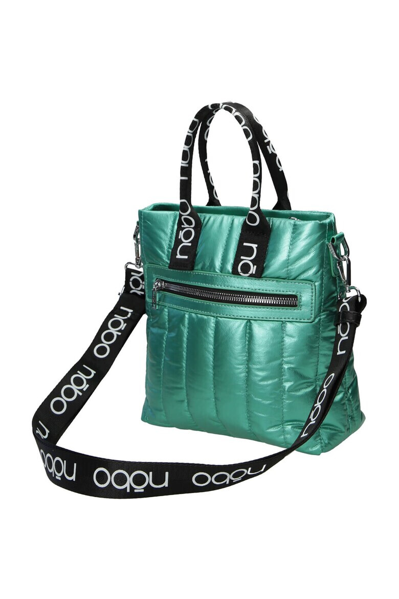 Nobo Geanta messenger Piele ecologica 24 x 24 x 8 cm Verde - Pled.ro