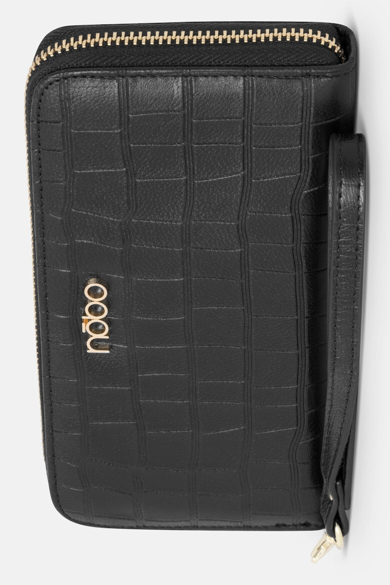 Nobo Portofoliu Npur-Lr0051-C020 Mare Croco Negru - Pled.ro