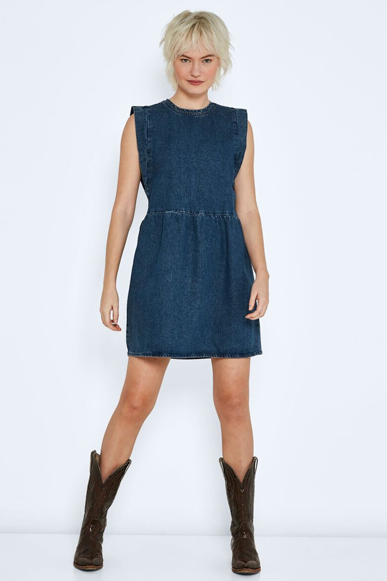 Noisy May Rochie din denim cu volane - Pled.ro