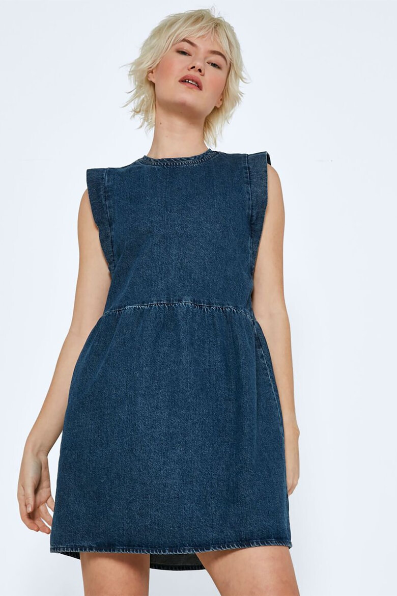 Noisy May Rochie din denim cu volane - Pled.ro