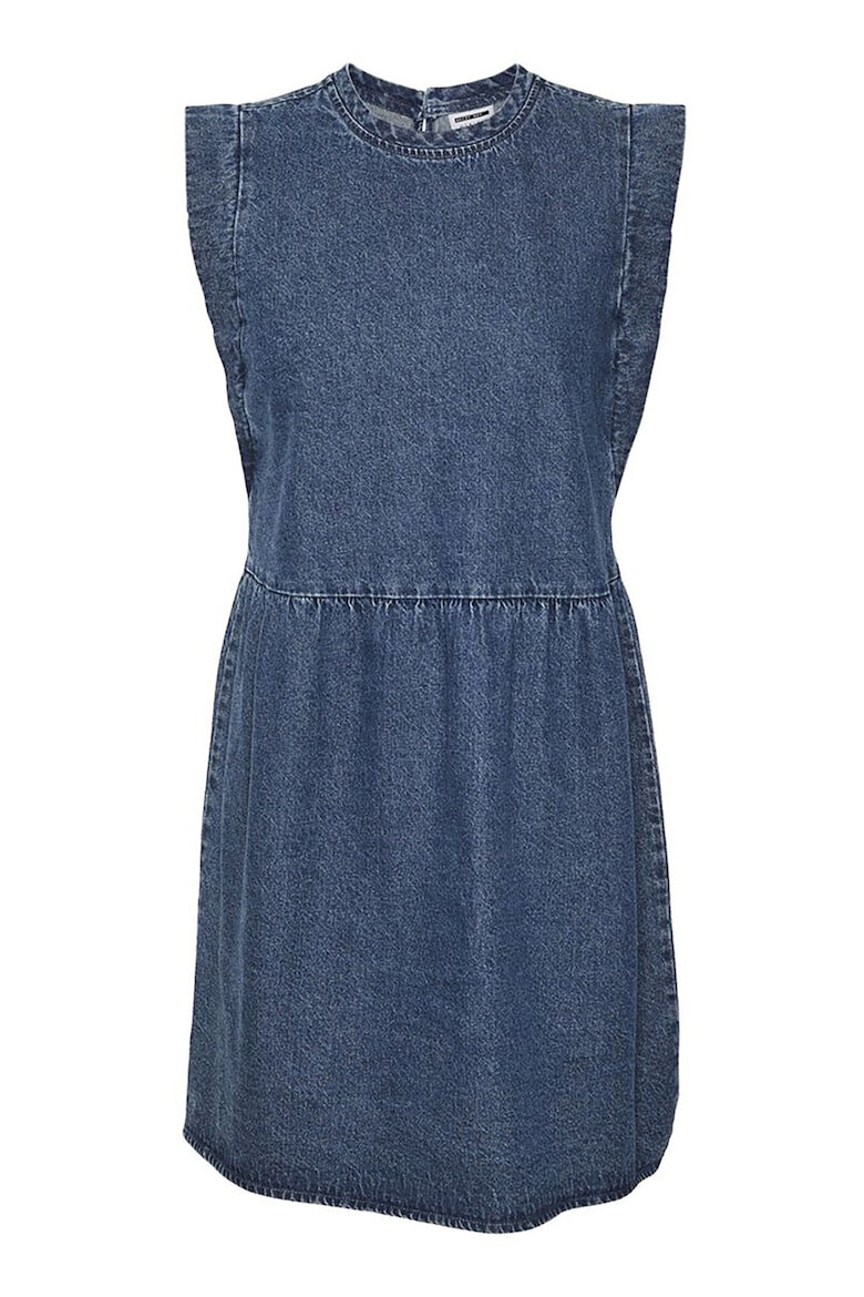 Noisy May Rochie din denim cu volane - Pled.ro