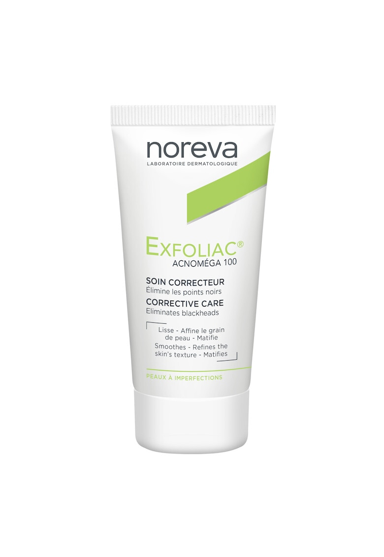 Noreva Crema corectoare si de ingrijire Exfoliac Acnomega 100 pentru ten acneic 30 ml - Pled.ro