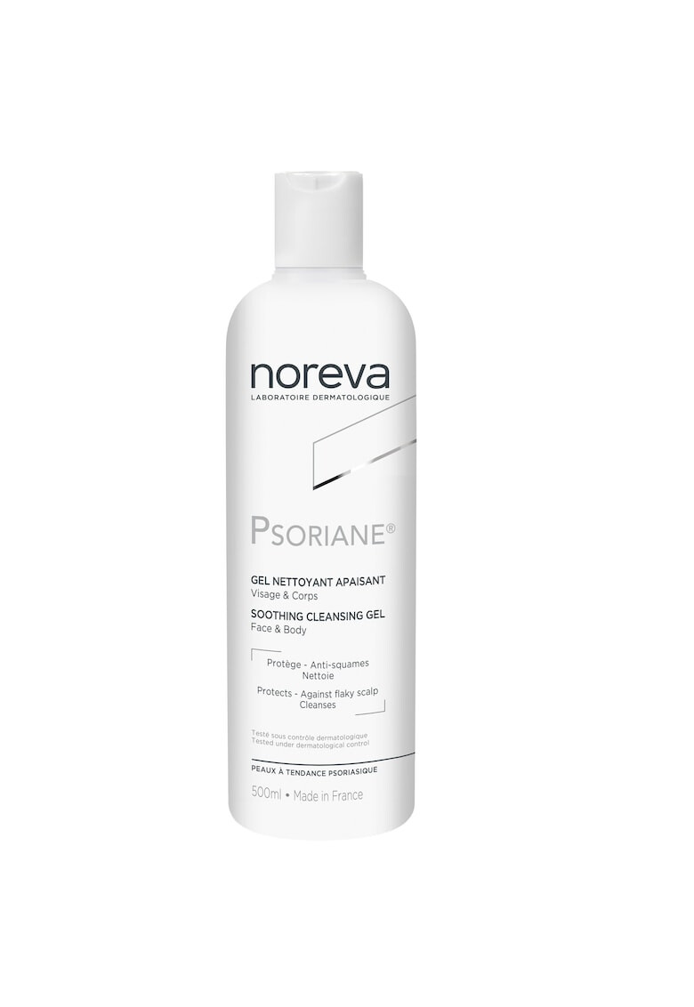 Noreva Gel calmant pentru curatare Psoriane pentru fata si corp 500 ml - Pled.ro