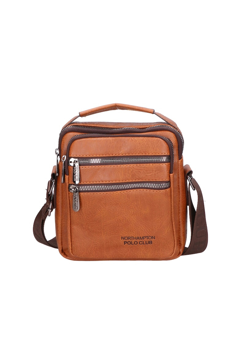 Northampton Polo Club Geanta crossbody de piele ecologica cu bareta logo - Pled.ro