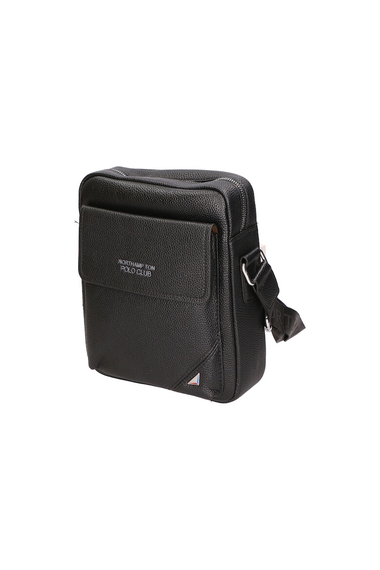 Northampton Polo Club Geanta crossbody de piele ecologica cu buzunar cu clapa 24505 - Pled.ro