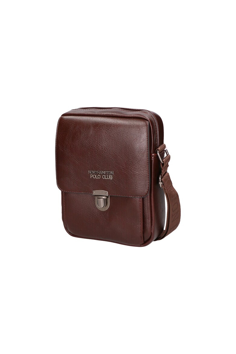 Northampton Polo Club Geanta crossbody de piele ecologica cu buzunar frontal - Pled.ro