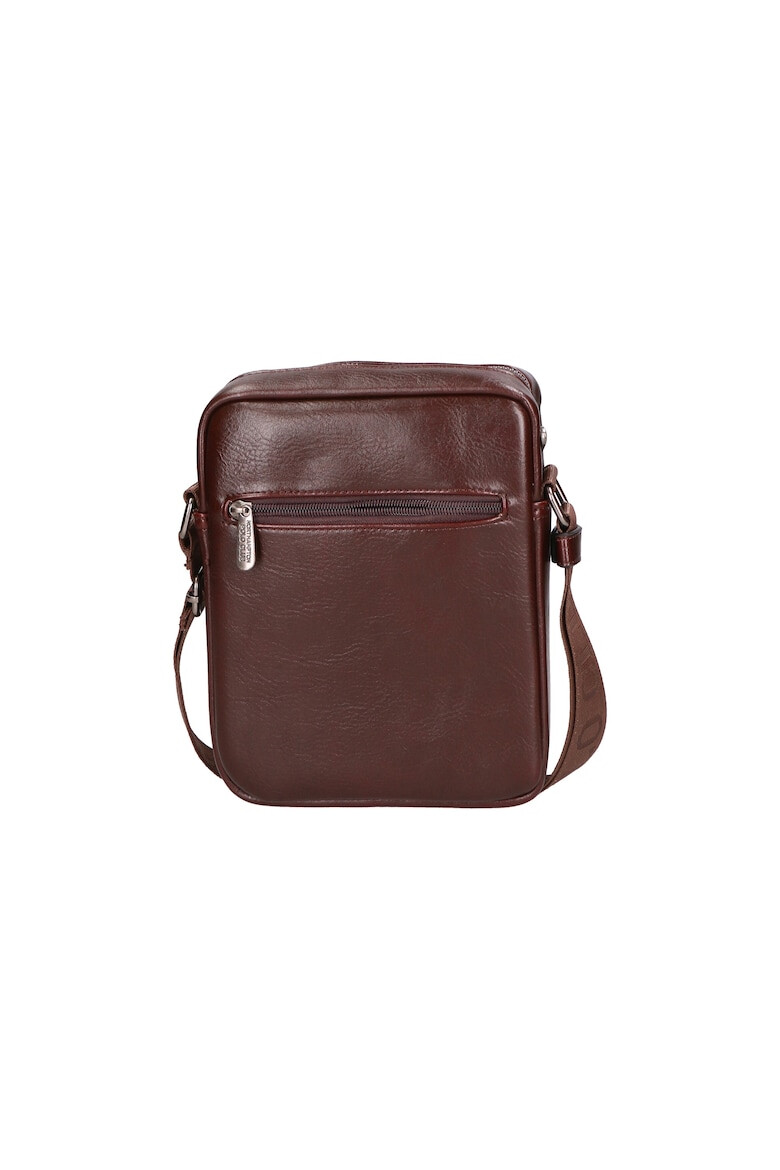 Northampton Polo Club Geanta crossbody de piele ecologica cu buzunar frontal - Pled.ro