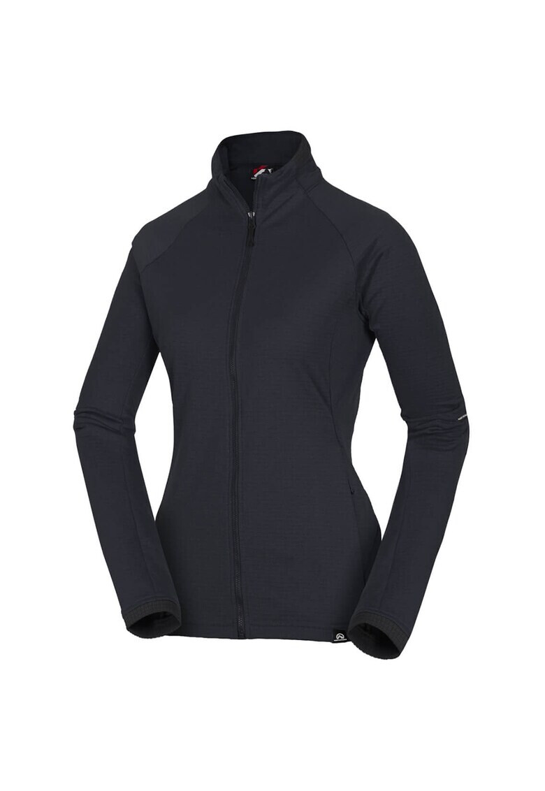 NORTHFINDER Jacheta cu fermoar din fleece Grid pentru trekking Bamergya - Pled.ro